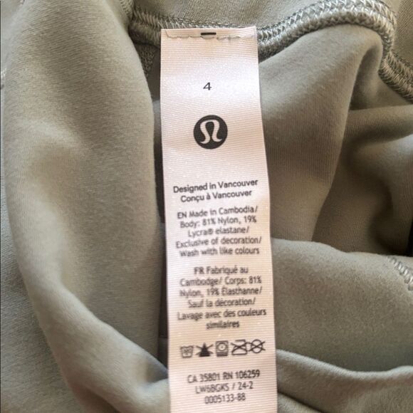 lululemon Align™ High-Rise Crop 23" in Desert Green Size 4 - Picture 5 of 9